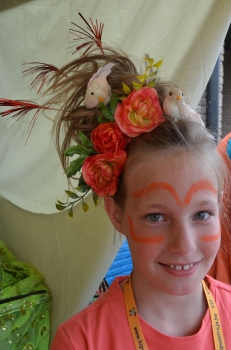 Gekke kapsels schoolfeest